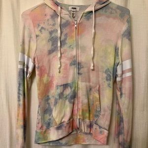 Victoria’s Secret PINK tie-dye hoodie. Size XS.